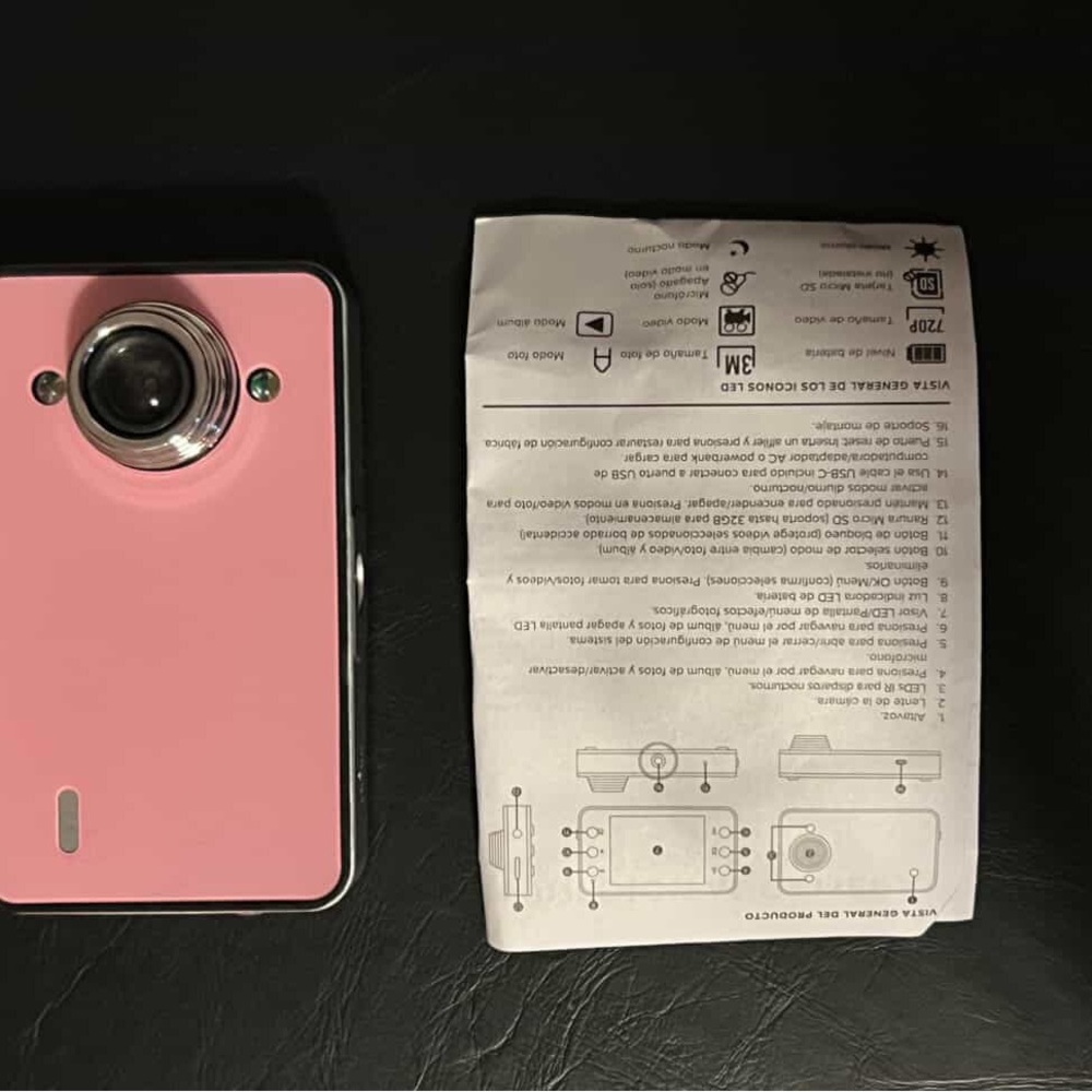 Pink Digital Camera with Instructions - Picture 2 of 5
